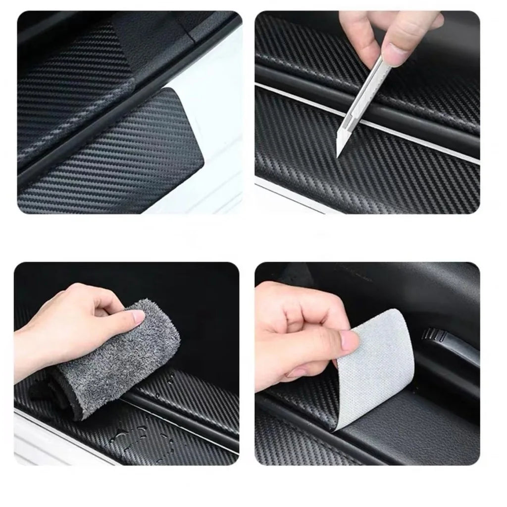 Car Door Sill Guard Plate Threshold Protector Entry Board Pedal Cover for Leapmotor Leap Motor T03 S01 C11 C01 Reev Accessories